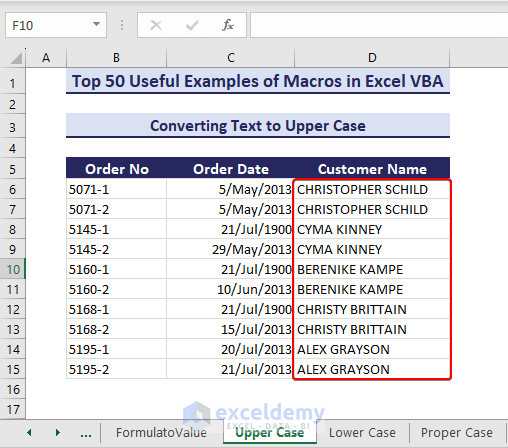 Learn Excel Macros & VBA Programming (Free Tutorial & 50++ Examples) - ExcelDemy (116) Learn Excel Macros & VBA Programming (Free Tutorial & 50++ Examples) - ExcelDemy (116)