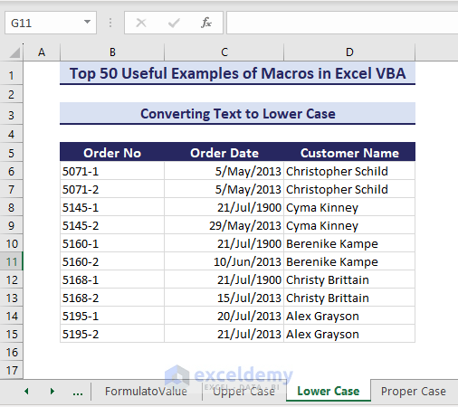 Learn Excel Macros & VBA Programming (Free Tutorial & 50++ Examples) - ExcelDemy (117) Learn Excel Macros & VBA Programming (Free Tutorial & 50++ Examples) - ExcelDemy (117)