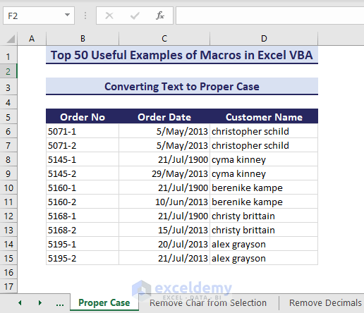 Learn Excel Macros & VBA Programming (Free Tutorial & 50++ Examples) - ExcelDemy (119) Learn Excel Macros & VBA Programming (Free Tutorial & 50++ Examples) - ExcelDemy (119)
