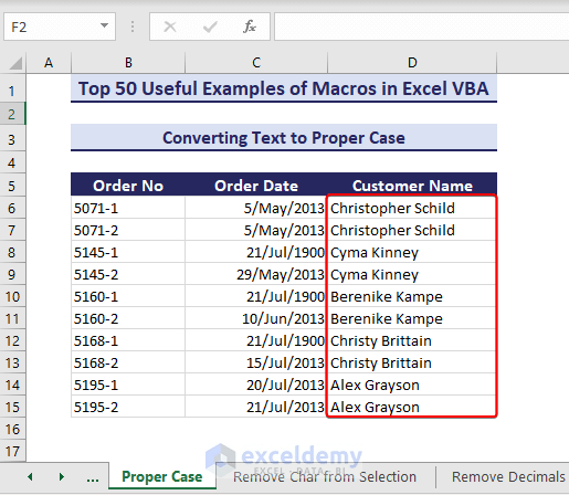 Learn Excel Macros & VBA Programming (Free Tutorial & 50++ Examples) - ExcelDemy (120) Learn Excel Macros & VBA Programming (Free Tutorial & 50++ Examples) - ExcelDemy (120)