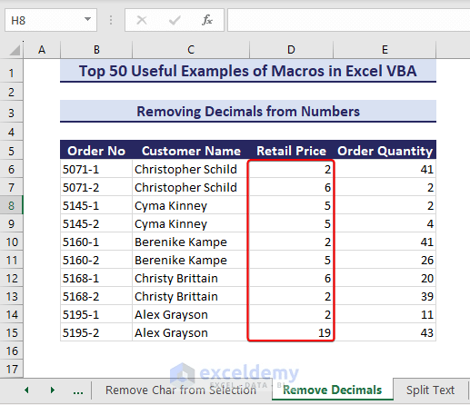 Learn Excel Macros & VBA Programming (Free Tutorial & 50++ Examples) - ExcelDemy (125) Learn Excel Macros & VBA Programming (Free Tutorial & 50++ Examples) - ExcelDemy (125)