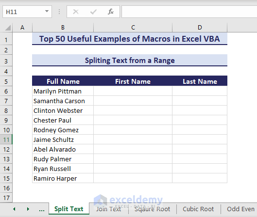 Learn Excel Macros & VBA Programming (Free Tutorial & 50++ Examples) - ExcelDemy (126) Learn Excel Macros & VBA Programming (Free Tutorial & 50++ Examples) - ExcelDemy (126)