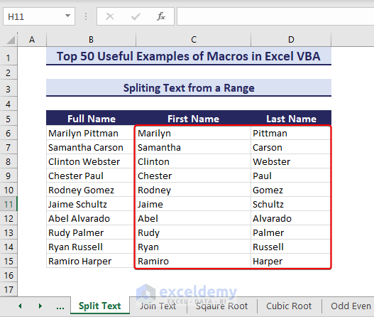 Learn Excel Macros & VBA Programming (Free Tutorial & 50++ Examples) - ExcelDemy (127) Learn Excel Macros & VBA Programming (Free Tutorial & 50++ Examples) - ExcelDemy (127)