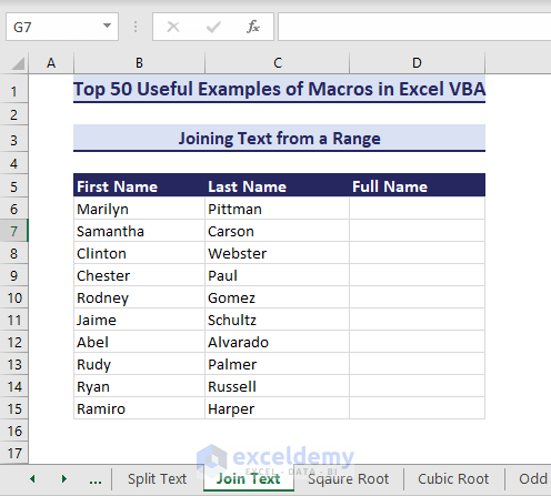 Learn Excel Macros & VBA Programming (Free Tutorial & 50++ Examples) - ExcelDemy (128) Learn Excel Macros & VBA Programming (Free Tutorial & 50++ Examples) - ExcelDemy (128)
