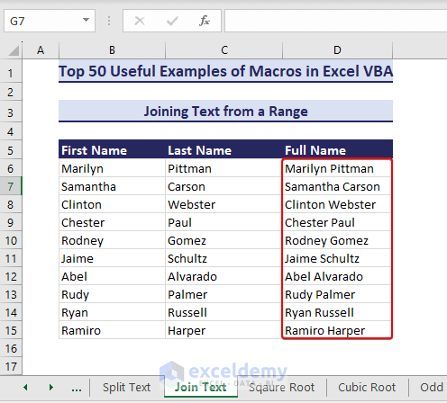 Learn Excel Macros & VBA Programming (Free Tutorial & 50++ Examples) - ExcelDemy (129) Learn Excel Macros & VBA Programming (Free Tutorial & 50++ Examples) - ExcelDemy (129)