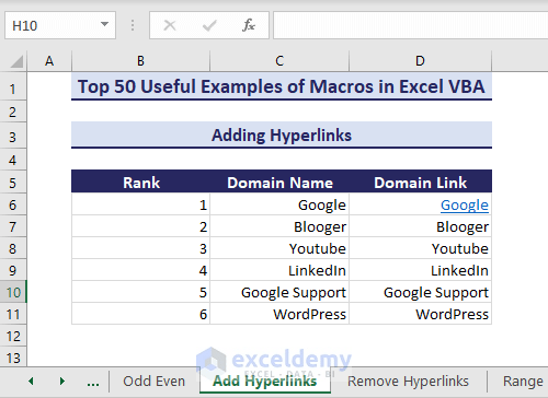Learn Excel Macros & VBA Programming (Free Tutorial & 50++ Examples) - ExcelDemy (137) Learn Excel Macros & VBA Programming (Free Tutorial & 50++ Examples) - ExcelDemy (137)
