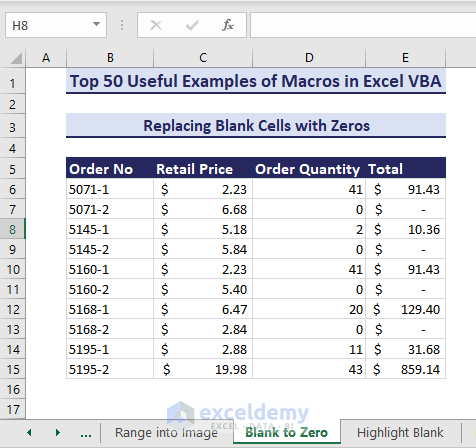 Learn Excel Macros & VBA Programming (Free Tutorial & 50++ Examples) - ExcelDemy (143) Learn Excel Macros & VBA Programming (Free Tutorial & 50++ Examples) - ExcelDemy (143)
