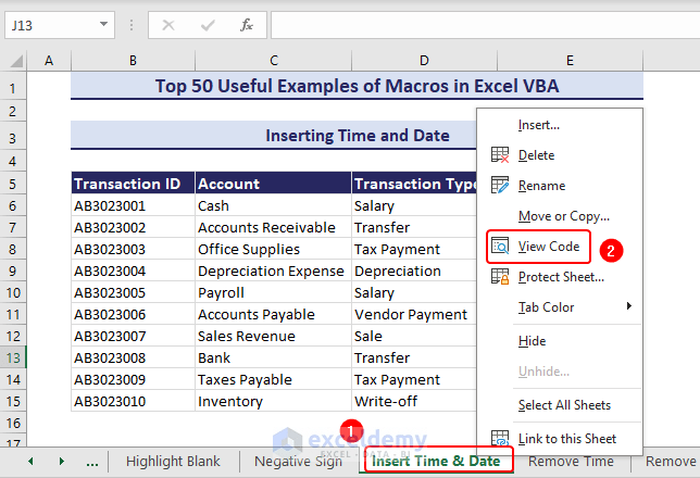 Learn Excel Macros & VBA Programming (Free Tutorial & 50++ Examples) - ExcelDemy (148) Learn Excel Macros & VBA Programming (Free Tutorial & 50++ Examples) - ExcelDemy (148)