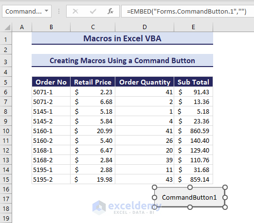 Learn Excel Macros & VBA Programming (Free Tutorial & 50++ Examples) - ExcelDemy (25) Learn Excel Macros & VBA Programming (Free Tutorial & 50++ Examples) - ExcelDemy (25)