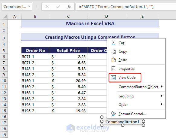 Learn Excel Macros & VBA Programming (Free Tutorial & 50++ Examples) - ExcelDemy (26) Learn Excel Macros & VBA Programming (Free Tutorial & 50++ Examples) - ExcelDemy (26)