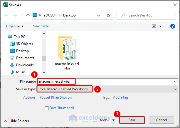 Learn Excel Macros & VBA Programming (Free Tutorial & 50++ Examples) - ExcelDemy (31) Learn Excel Macros & VBA Programming (Free Tutorial & 50++ Examples) - ExcelDemy (31)