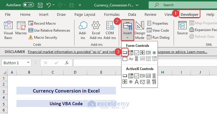 How to Convert Currencies in Excel (7 Methods) - ExcelDemy (34) How to Convert Currencies in Excel (7 Methods) - ExcelDemy (34)
