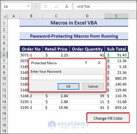 Learn Excel Macros & VBA Programming (Free Tutorial & 50++ Examples) - ExcelDemy (49) Learn Excel Macros & VBA Programming (Free Tutorial & 50++ Examples) - ExcelDemy (49)