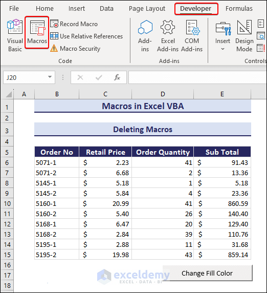 Learn Excel Macros & VBA Programming (Free Tutorial & 50++ Examples) - ExcelDemy (52) Learn Excel Macros & VBA Programming (Free Tutorial & 50++ Examples) - ExcelDemy (52)