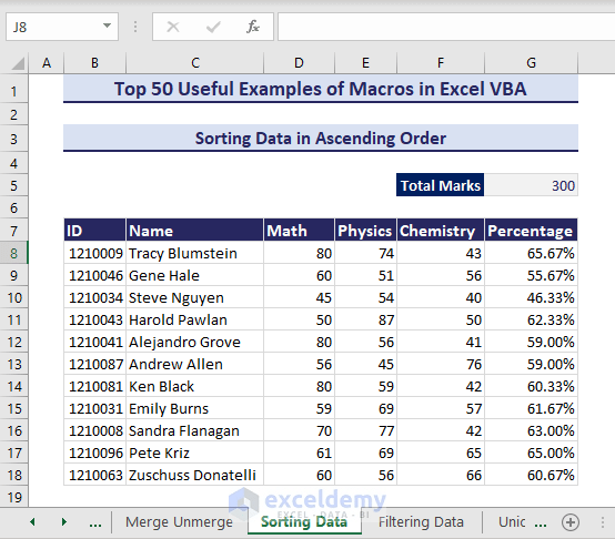 Learn Excel Macros & VBA Programming (Free Tutorial & 50++ Examples) - ExcelDemy (72) Learn Excel Macros & VBA Programming (Free Tutorial & 50++ Examples) - ExcelDemy (72)