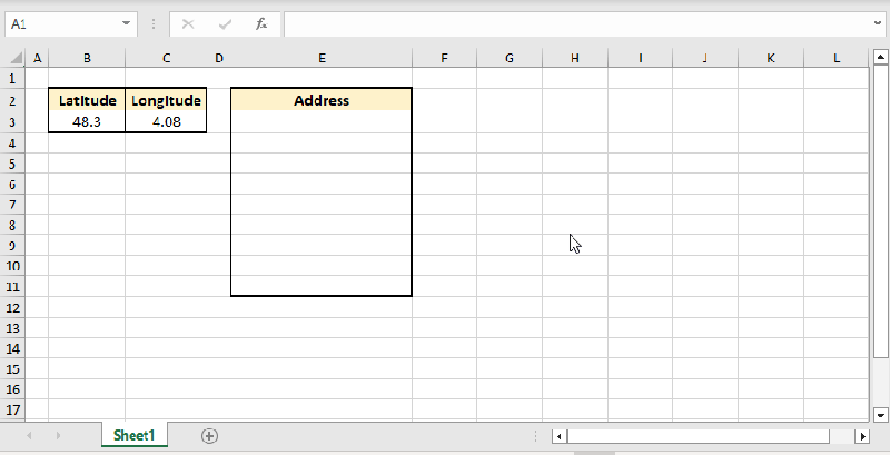 How To Perform Reverse Geocoding In Excel 5 Methods - Ultra HD Desktop Gradient Pictures | Free Download