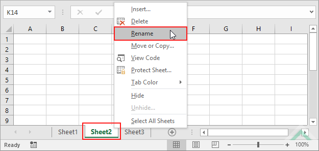 rename an excel worksheet excel vba