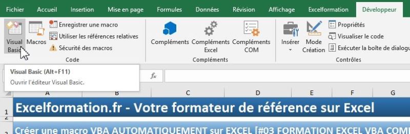 Analyse D Une Macro Vba 04 Formation Excel Vba Complete Excel Formation - Premium Mountain Illustration Gallery - High Resolution