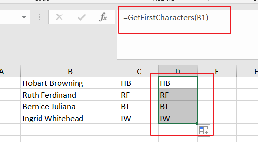 After a few copy and pastes you should be able to have the data free of the . How To Extract Initials From A Name In Excel Free Excel Tutorial