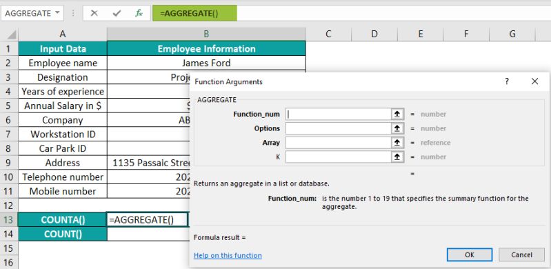 Excel Aggregate Function Complete Guide To Advanced Statistical - Professional Dark Illustration - Full HD