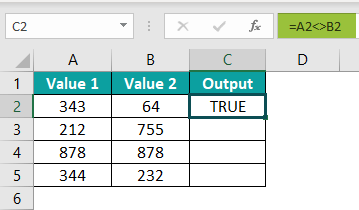 Not Equal To In Excel (4) Not Equal To In Excel (4)