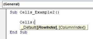 Vba cells
