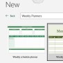 Excel Weekly Planner Template - Create Custom / Use Built-in