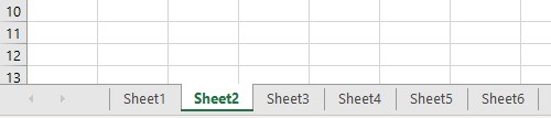 Group worksheets in excel