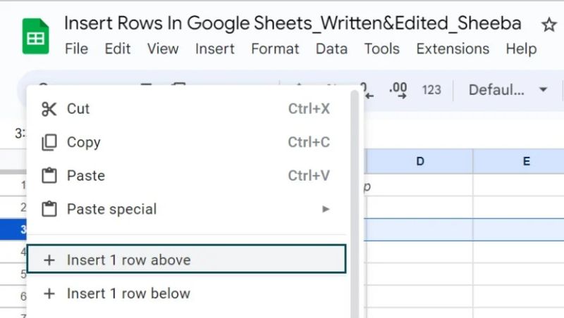 Making Add Rows In Google Sheets Shortcut Dashboardsexcel Com - Premium Geometric Photo Gallery - 8K
