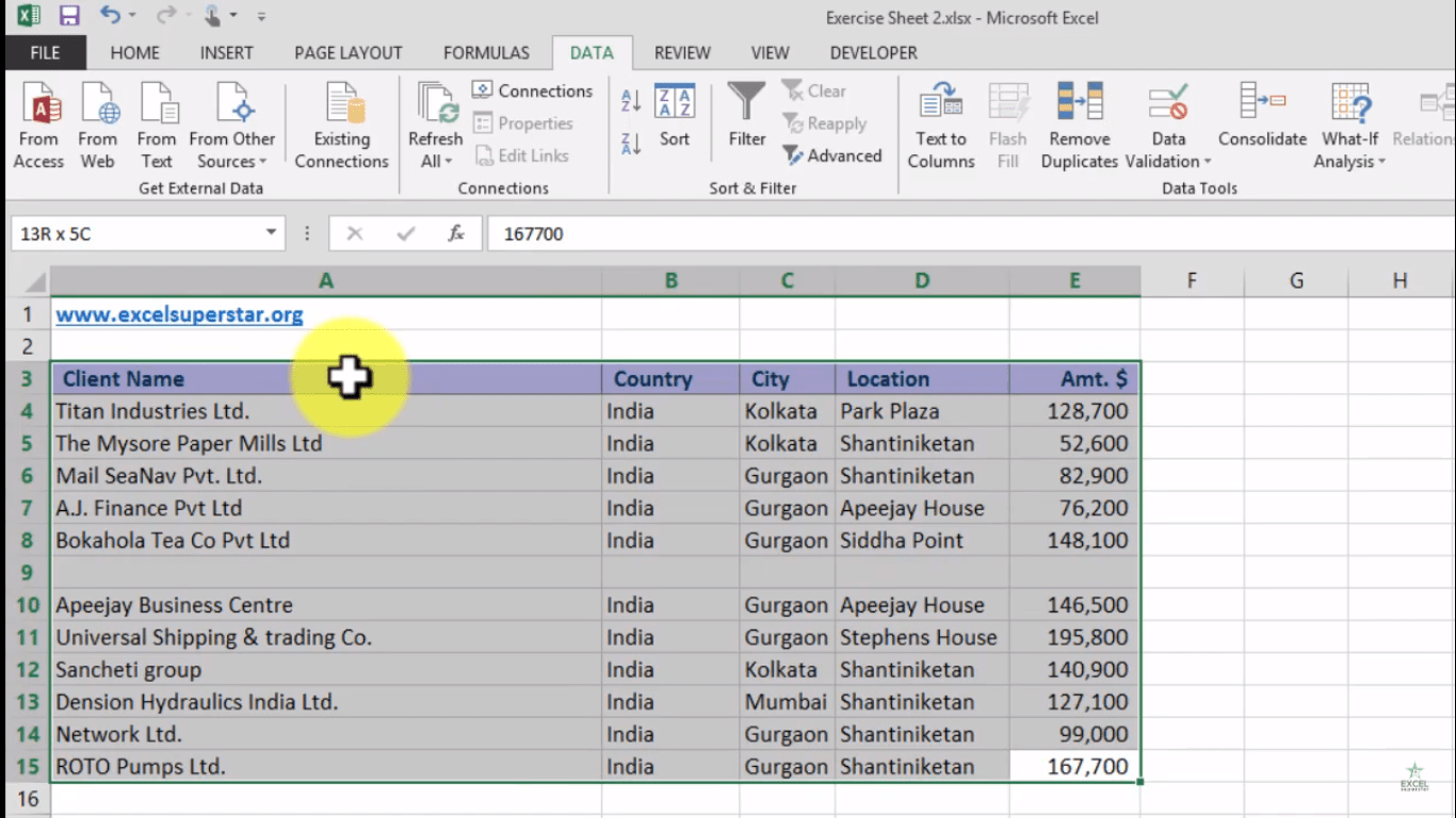 How to use Filtering Rows with Values in Excel | Excel in Hindi (1) How to use Filtering Rows with Values in Excel | Excel in Hindi (1)