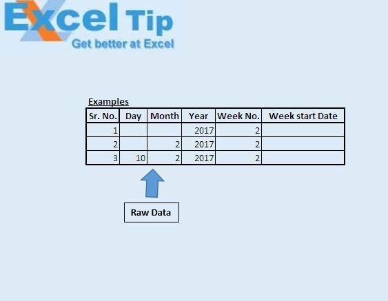 How to find day of week using weekday formula in excel? Calculate A Week Start Date Using Vba In Microsoft Excel
