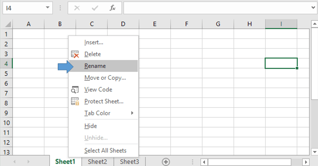 how to rename sheets and format sheet tabs in excel