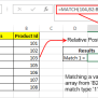 Excel Match Function – How To Use