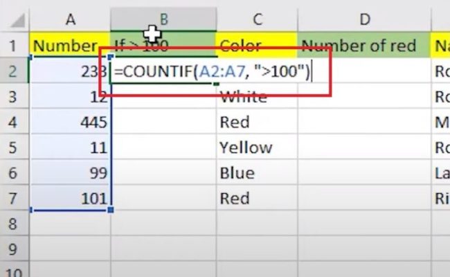 How To Use The COUNTIF Function In Excel (Easy Guide) - ExcelTutorial