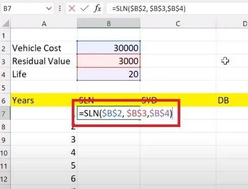Excel Sln Function Exceljet - Perfect Nature Image - 4K