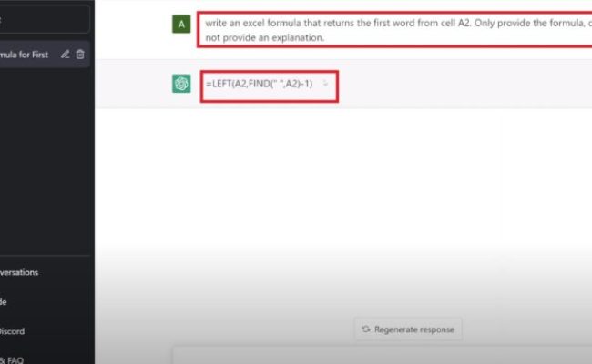 How To Build Excel Formulas With ChatGPT (With Examples And Prompts ...