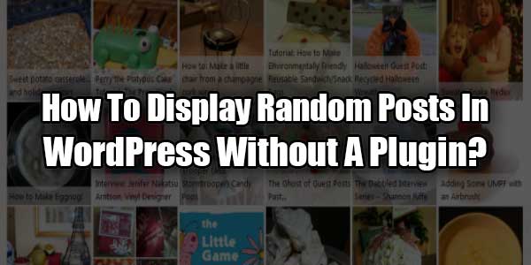 We have option to customize the slider direction from scroll right, . How To Display Random Posts In Wordpress Without A Plugin Exeideas Let S Your Mind Rock