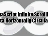 Javascript Infinite Scrolling Data Horizontal Circularly Exeideas