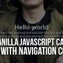 Pure Vanilla JavaScript Carousel Slider With Navigation Control ...