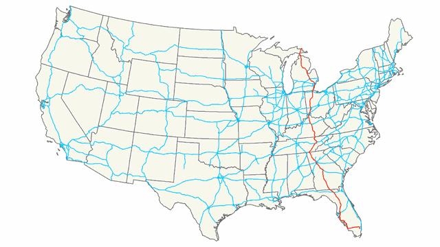 Interstate 75 Summary I 75 I 75 Map 