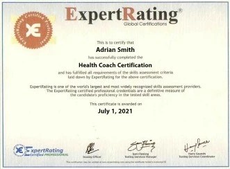 Health coach certification