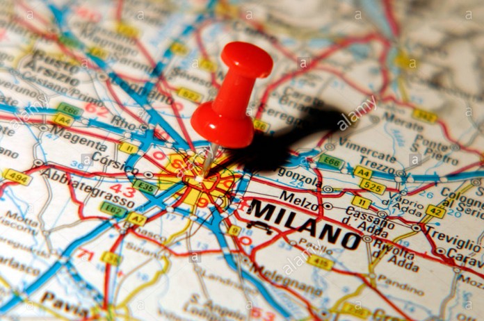 The surface area is 23,864 square kilometers. Map Of Milan With Major Places Sights