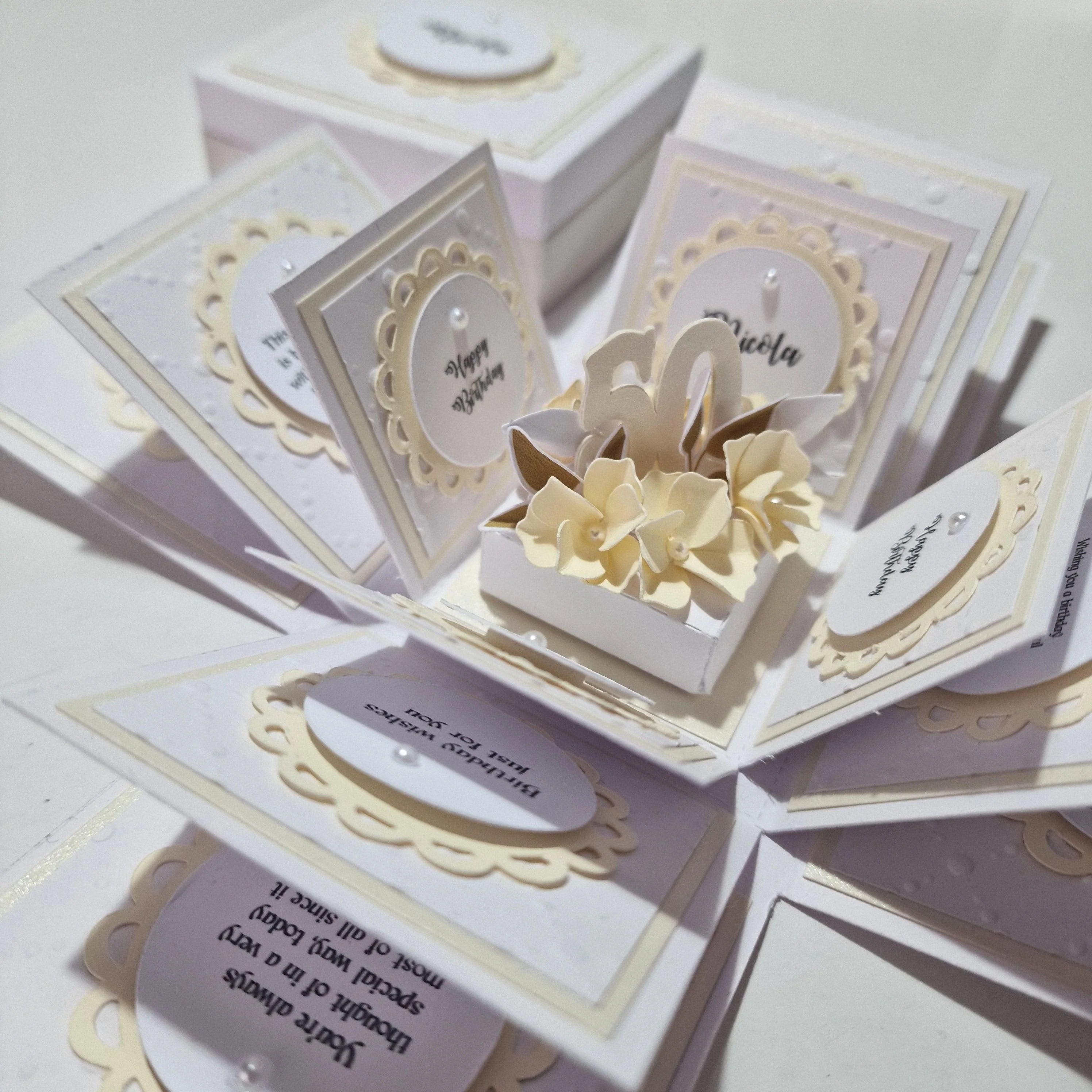 50th Birthday Celebration Occasion Boxes Exploding Box Co