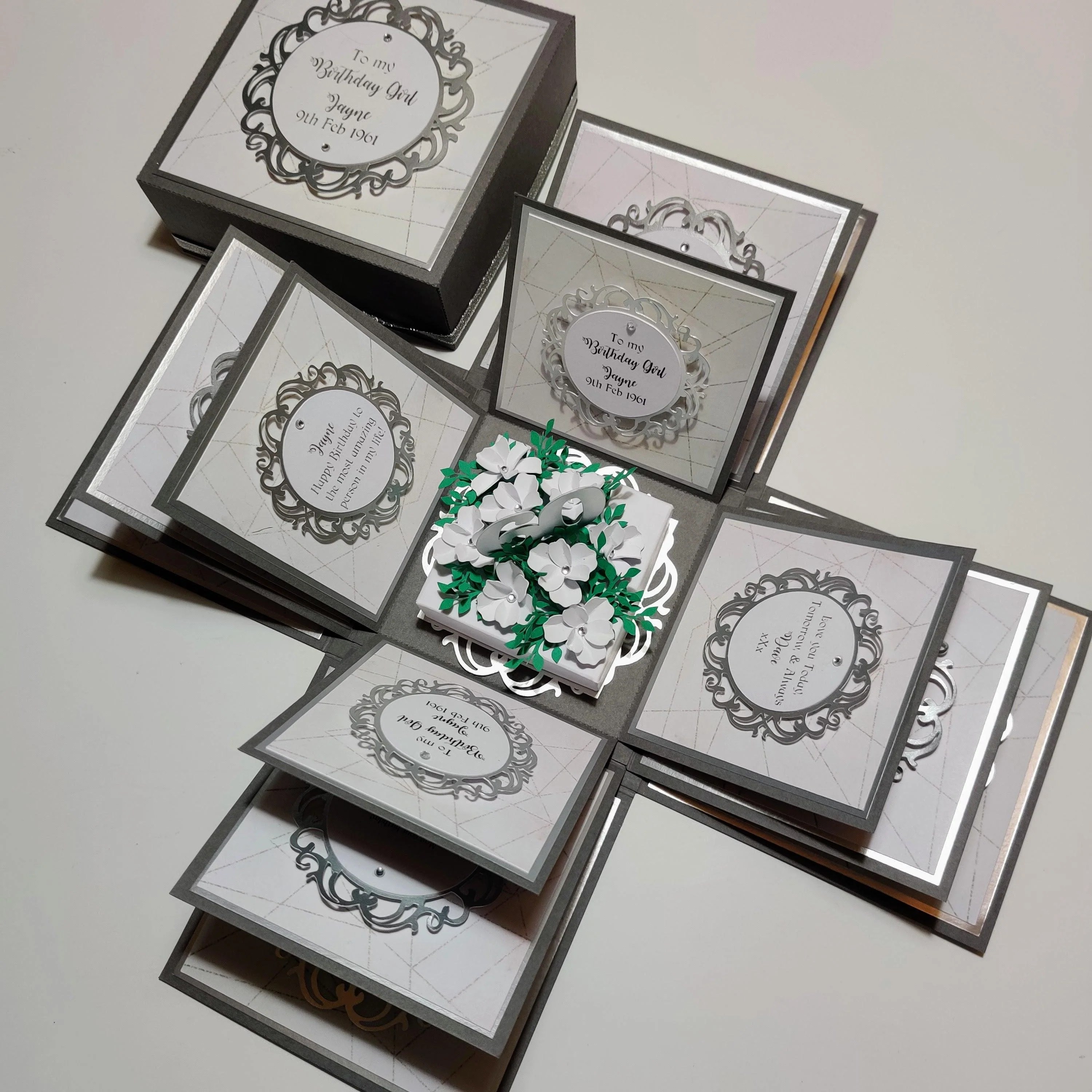 50th Birthday Celebration Occasion Box Exploding Box Co