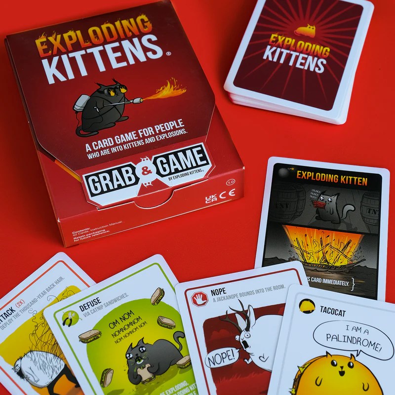 Exploding Kittens Original Grab Game Edition