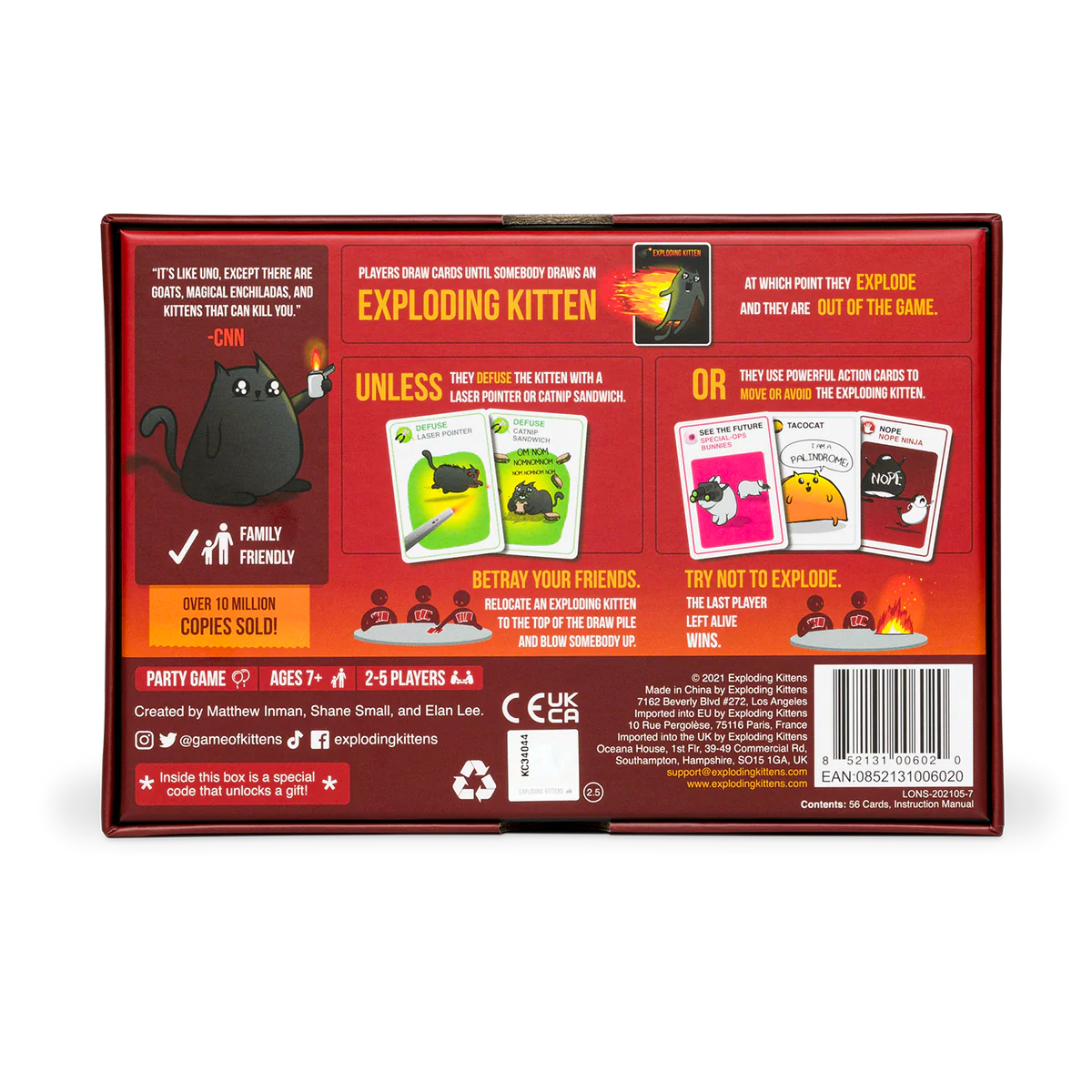Exploding Kittens Original Edition Card Game