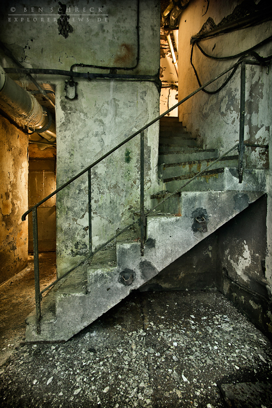 Steps to the battle room