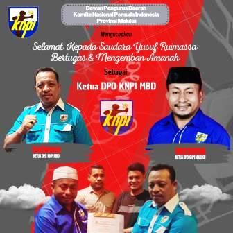 Ruimasa Ditunjuk Jadi Karateker DPD KNPI MBD