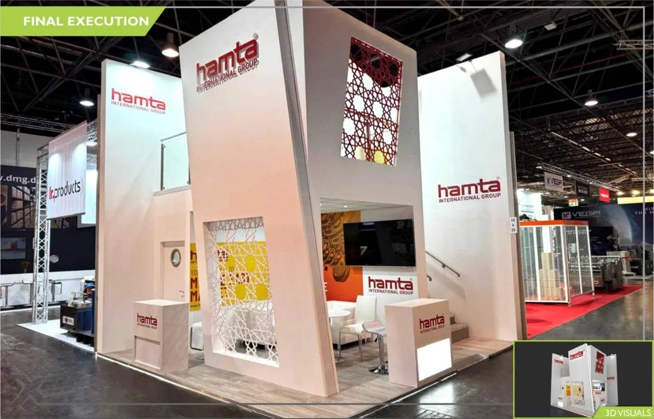 Exhibition stand builder in france booth design company