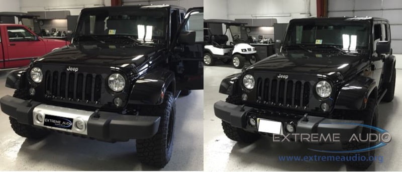 Jeep Wrangler Audio and Steps